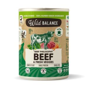 wild balance alimento húmedo para perros de ternera 400g