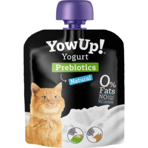Yowup yogurt natural para gatos prebióticos