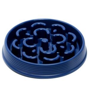 Tarhong Comedero slow chow medium azul antivoracidad