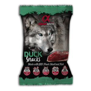 Alpha Spirit mini Snacks de Pato para Perro